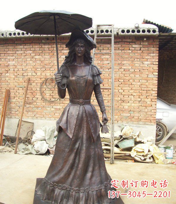 泰州中领雕塑西洋美女人物铜雕