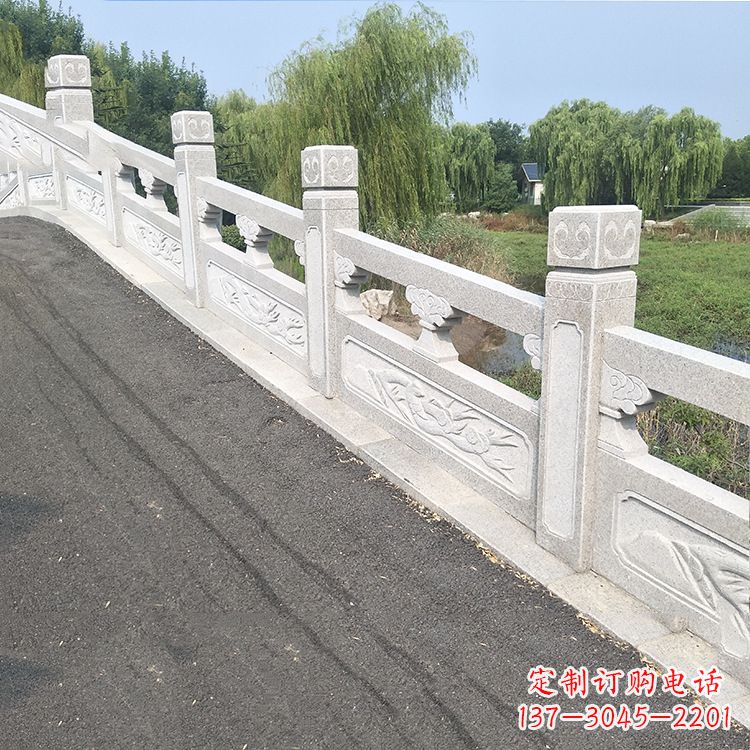 泰州独特的大理石栏杆护栏雕塑,让公园更加精致