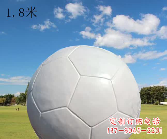 泰州公园足球运动雕塑