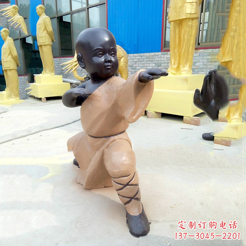 泰州功夫小和尚雕塑