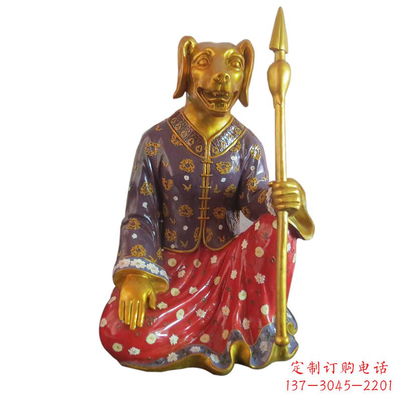 泰州高端可爱的玻璃钢生肖雕塑