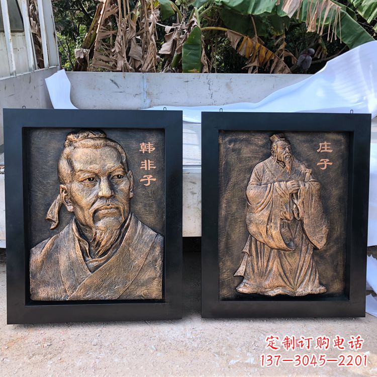 泰州中领雕塑专业的古代历史名人头像雕塑定制