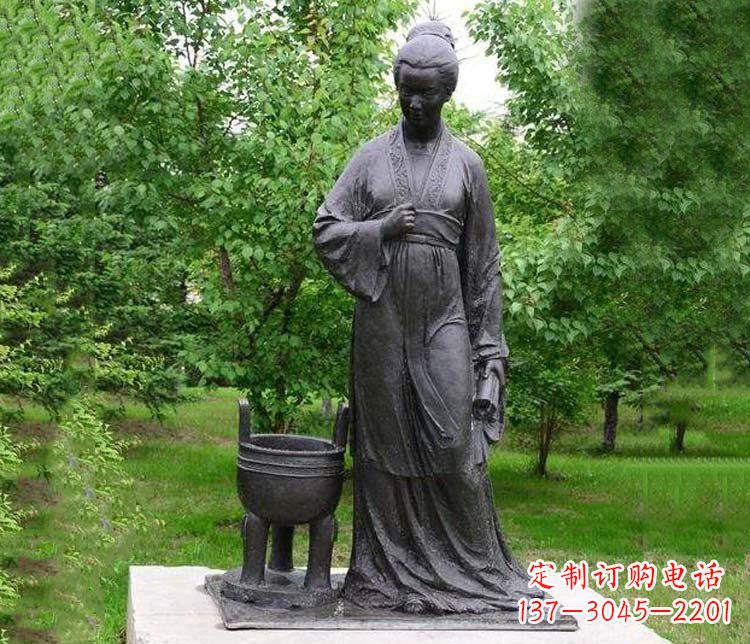 泰州李清照铜雕-精致的传统艺术