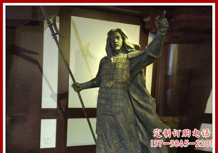 泰州传神的古代名人雕塑