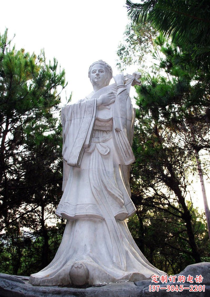 泰州传承古代高贵,纪念王昭君石雕