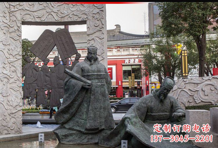 泰州阎立德铜雕名人雕塑精美绝伦