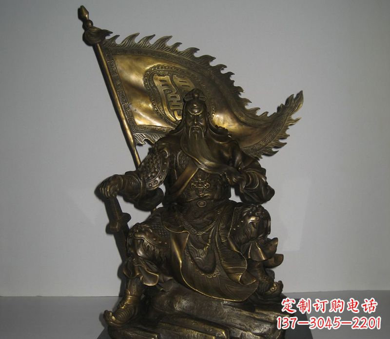 泰州经典传承|古代名人关公铜雕