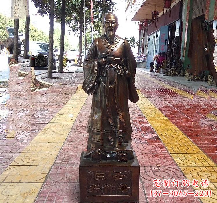 泰州张仲景全新铜雕系列