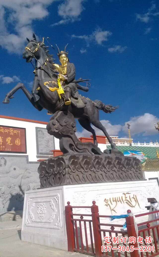 泰州古典骑马人物雕塑