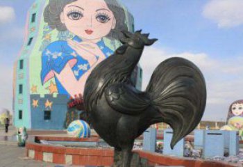 泰州艺术精美的公鸡雕塑