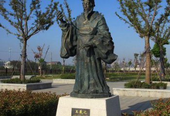 泰州精美大师级铜雕——王羲之雕像