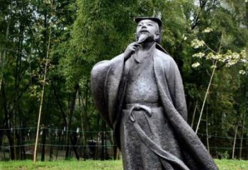 泰州诞生于中国古代传奇的雕塑——王羲之铸铜雕塑