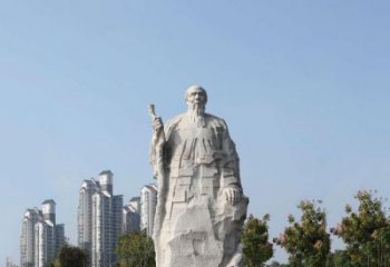 泰州具有历史意义的画家齐白石汉白玉雕像