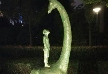 泰州壮观绝伦的长颈鹿雕塑