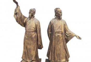 泰州中领雕塑-传承古代文人雅士李白雕塑