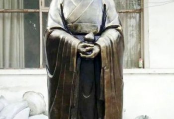 泰州精美扁鹊铜像，精雕细琢，展现古典之美