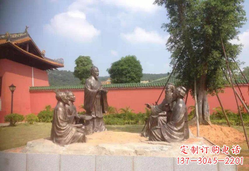 泰州经典经典,传承孔子之魅力——孔子铜雕