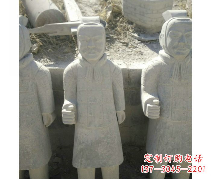泰州欣赏秦帝国历史,精美的兵马俑雕塑
