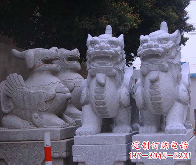 泰州古典独角兽石雕