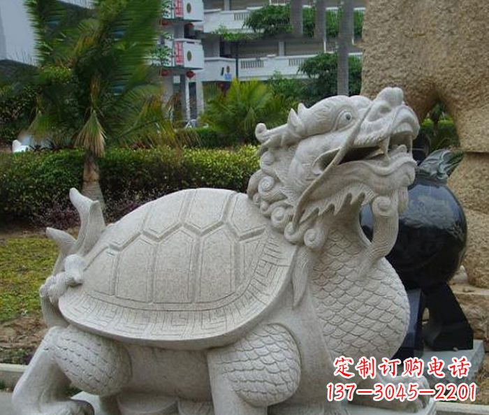 泰州中领雕塑:古典神兽龙龟石雕精神的传承