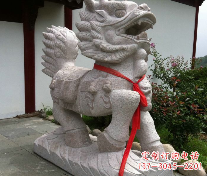 泰州古典神麒麟石雕,令人叹为观止的精美艺术