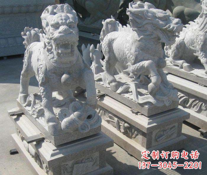 泰州优质古代神兽麒麟石雕