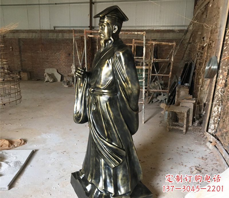 泰州千古经典——代表古代艺术审美的王羲之雕塑