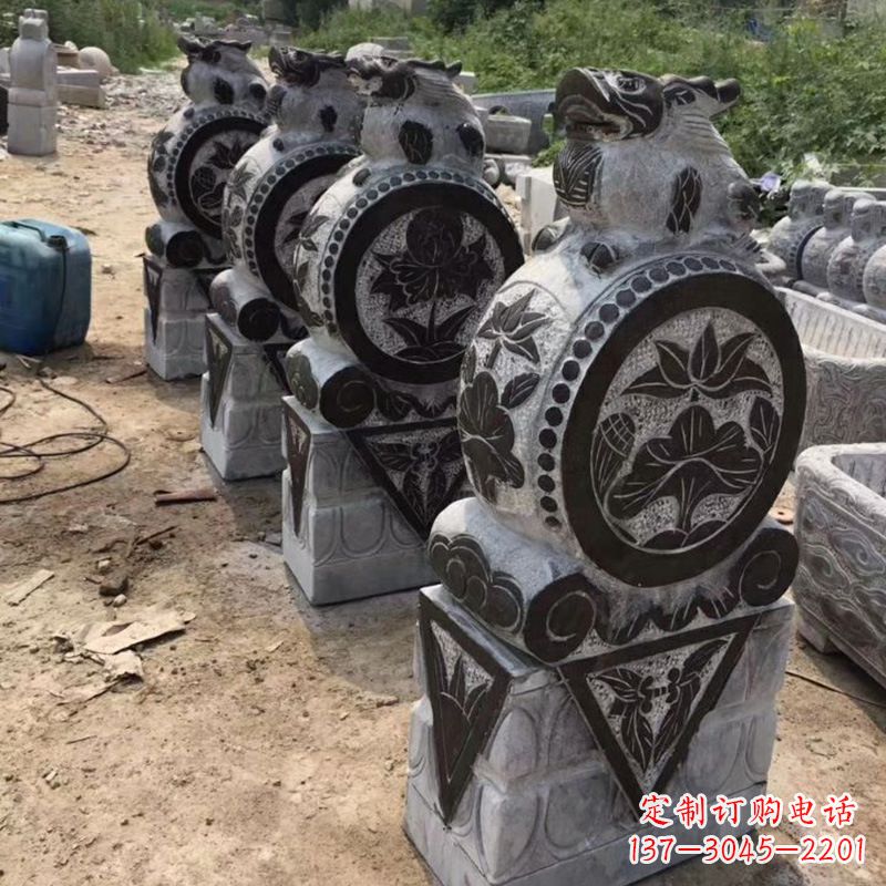 泰州定制古典门墩雕塑,展现古典文化精髓