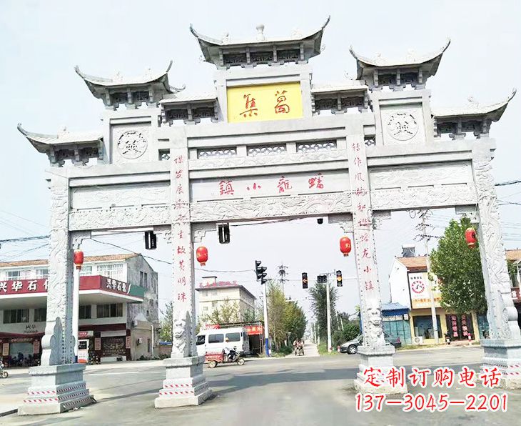 泰州牌坊雕塑:传承古典文化,新的艺术精粹