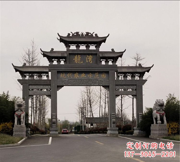 泰州品质精湛的古石牌坊雕塑