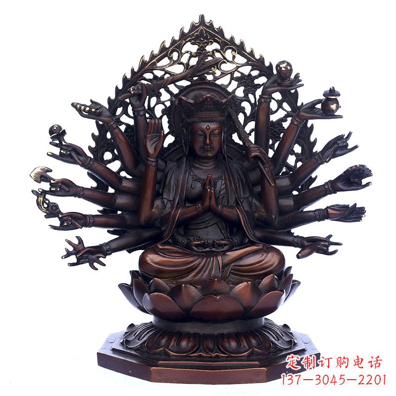 泰州古铜千手观音雕塑