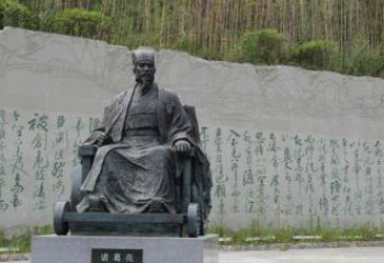泰州古典诸葛亮雕塑