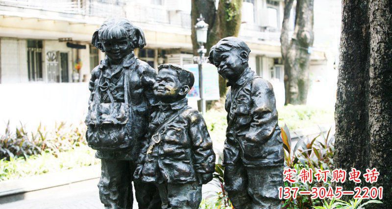 泰州装饰家庭的开心钥匙铜雕