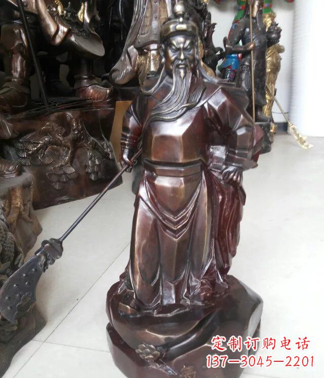泰州中领雕塑&关公铜雕