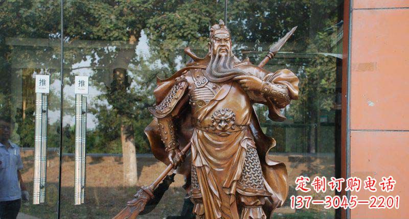 泰州关公古代人物铜雕