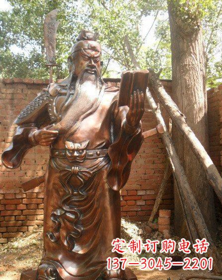 泰州全新关公铜雕,让你的收藏更个性!