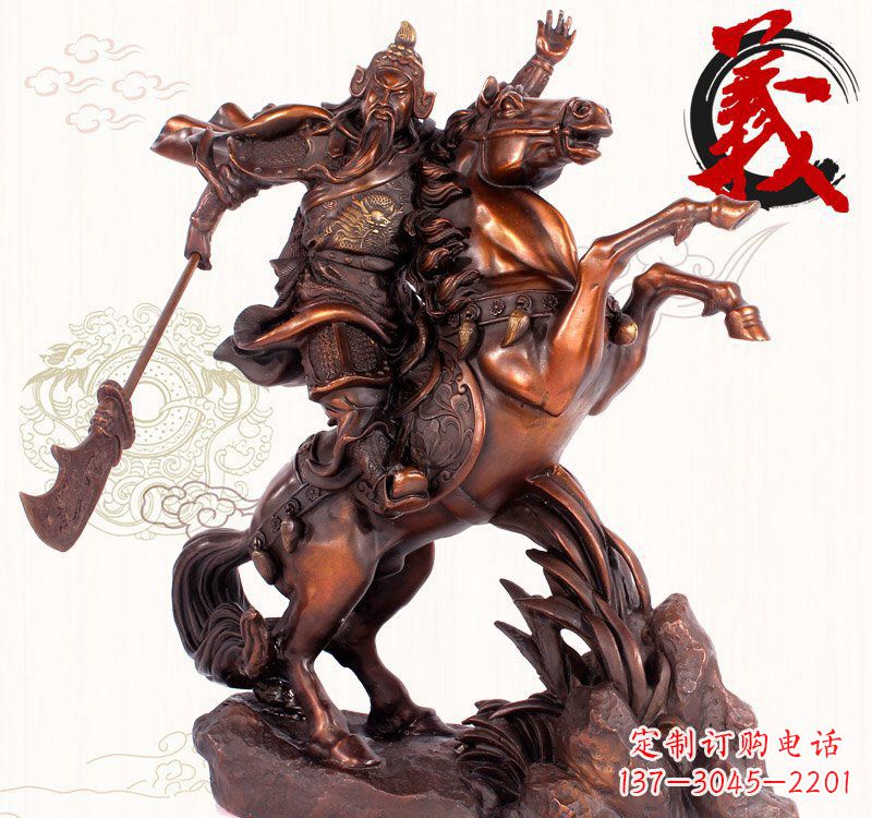 泰州中领雕塑:脱胎于古代传奇的关公铜雕