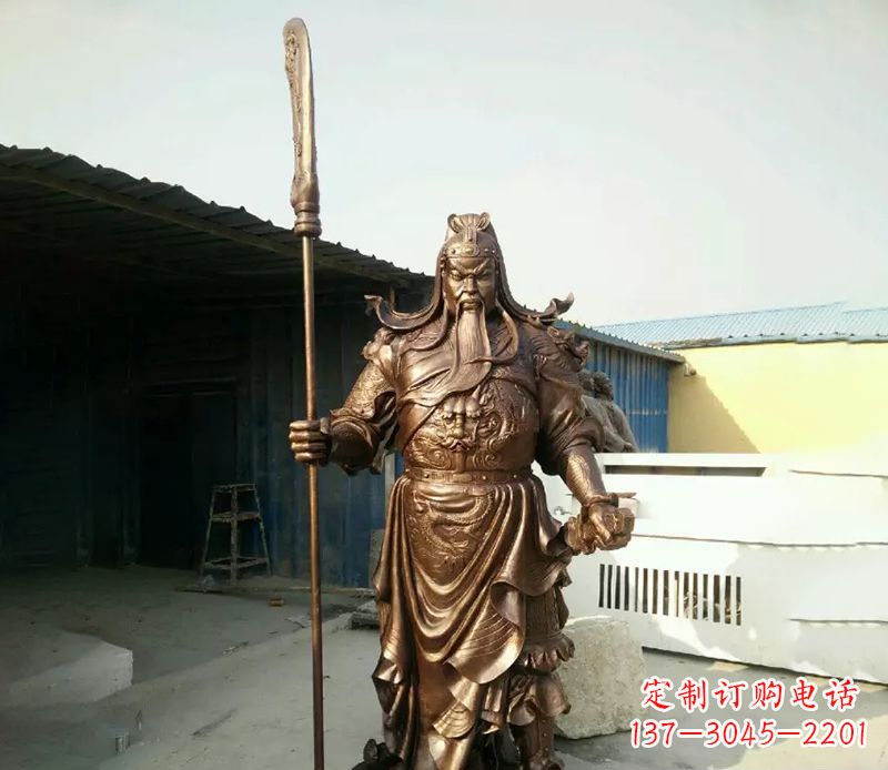 泰州关公人物铜雕