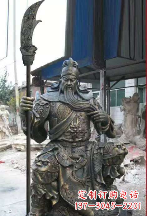 泰州关公铸铜雕塑