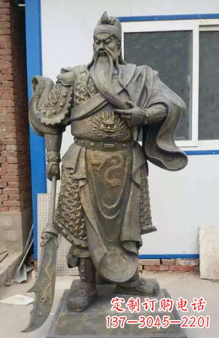 泰州中领雕塑:传承传说,精美制作关羽铜雕