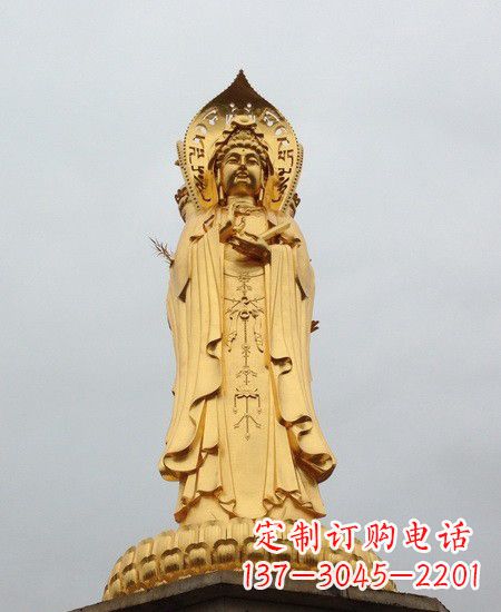 泰州观音菩萨铜雕像