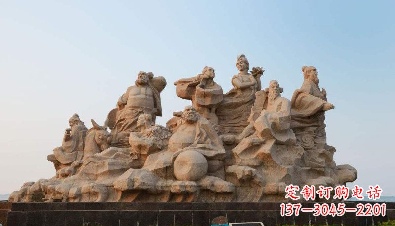 泰州专业定制八仙过海雕塑