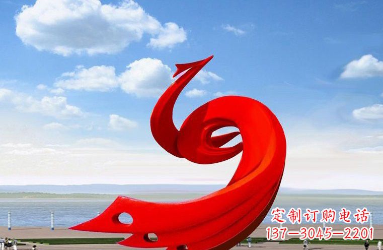 泰州广场不锈钢抽象凤凰222