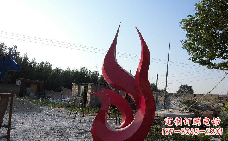 泰州广场不锈钢抽象凤凰雕塑_1 (2)