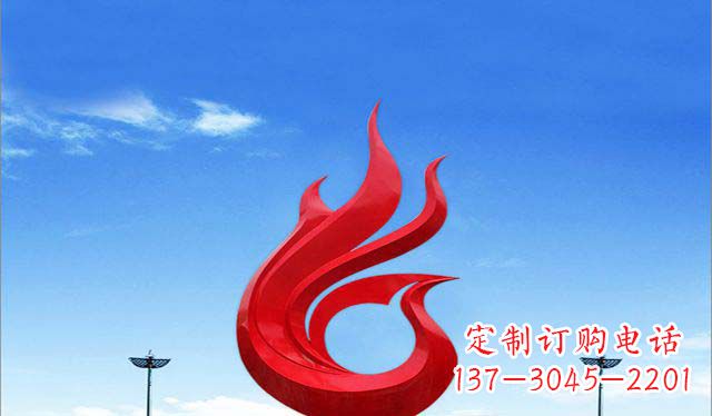 泰州优雅定制,高贵不锈钢凤凰雕塑