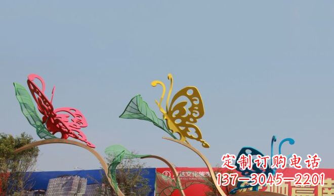 泰州中领雕塑|不锈钢定制蝴蝶雕塑