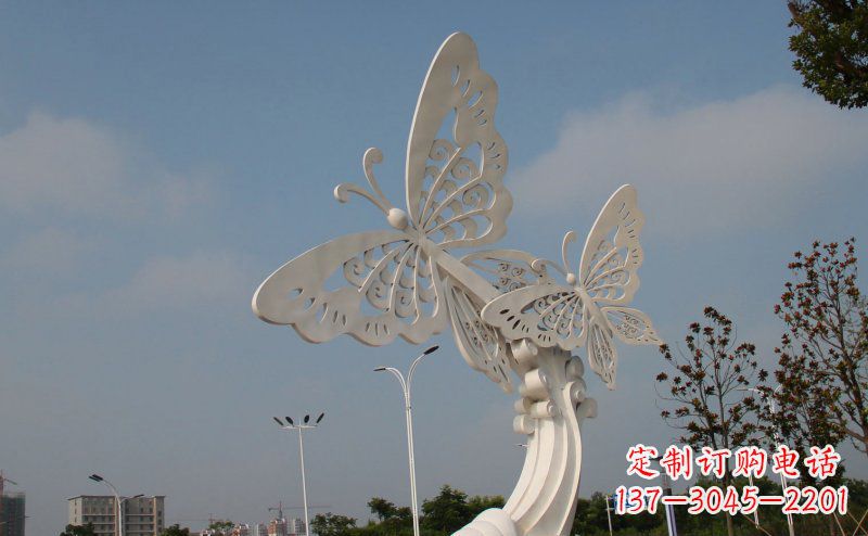 泰州完美的蝴蝶不锈钢雕塑