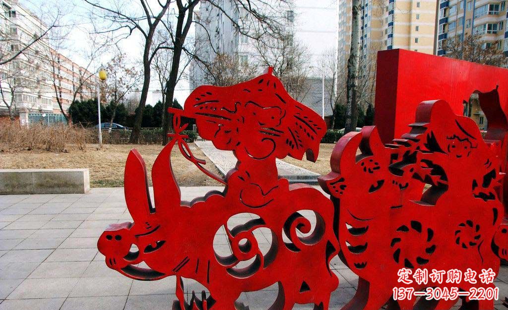 泰州超乎想象的精致牧童雕塑