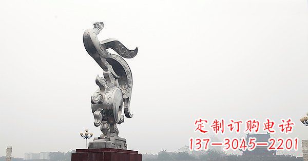 泰州炫丽凤凰,景观雕塑精美绝伦