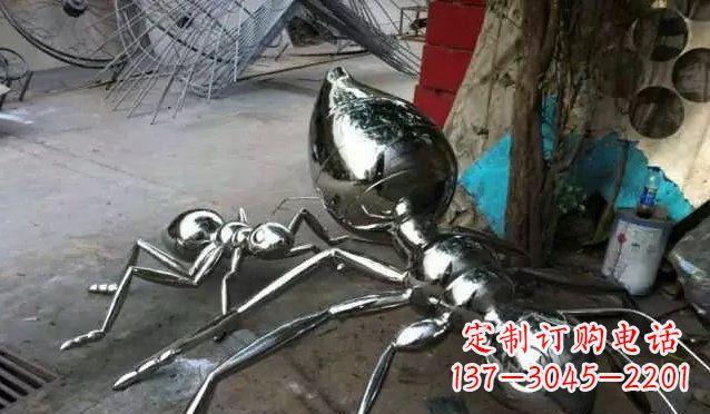 泰州中领雕塑|不锈钢蚂蚁雕塑